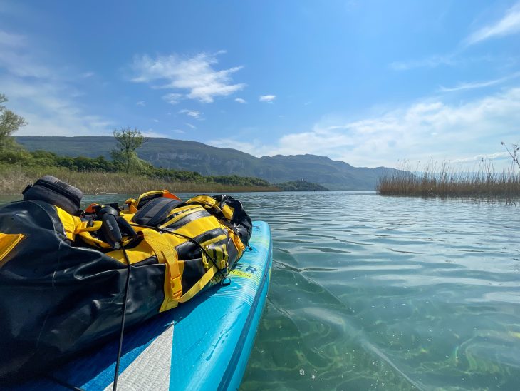 Descente du Rhône en paddle, Lac du Bourget