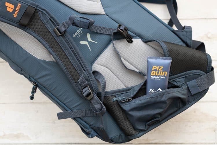Deuter freescape lite 26, détail de la poche latérale