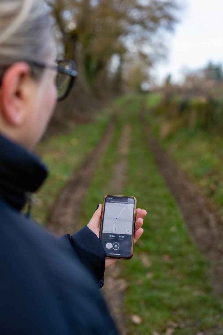 Enregistrement d'une trace GPS avec Decathlon Outdoor