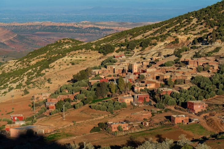Village entre Marrakech et Ourzazate