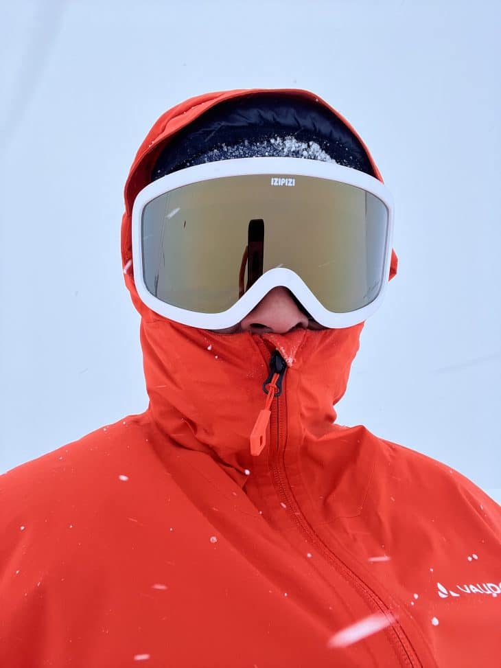 Capuche non compatible avec un casque, Test veste VAUDE Simony IV 2,5 couches