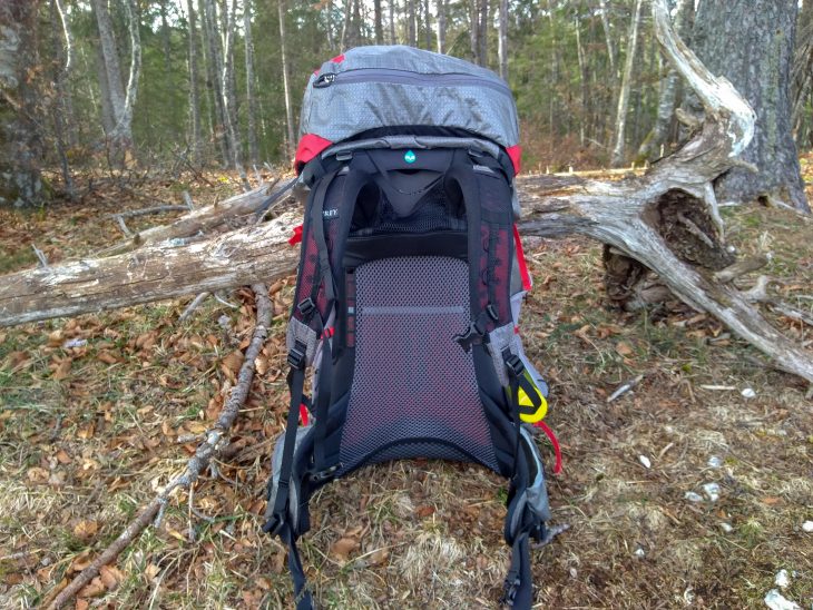 Dos du Sac à dos Osprey Eja Pro 55