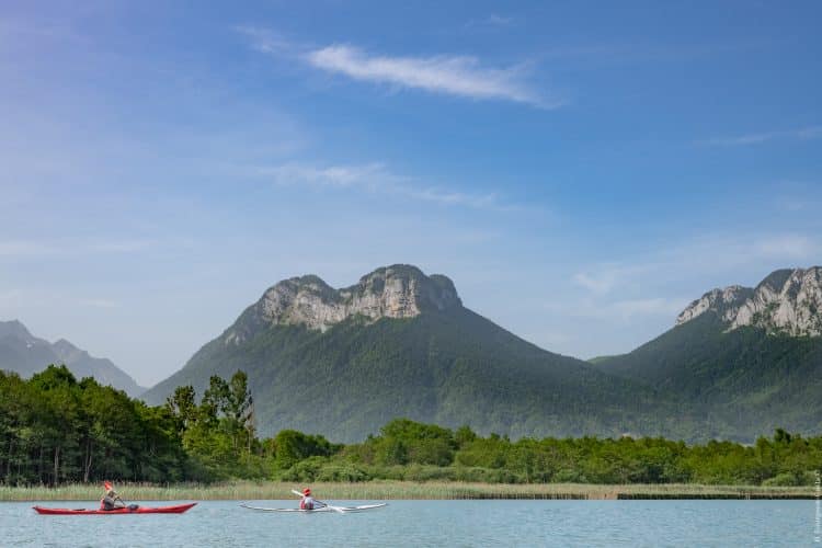 Lac d'Annecy, la réserve du bout du lac