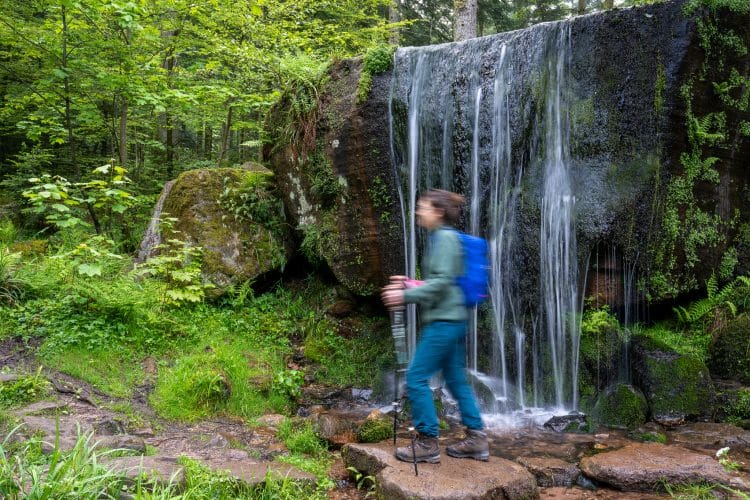 Cascade des Mollières, GR® de Pays de la Déodatie (boucle Nord)