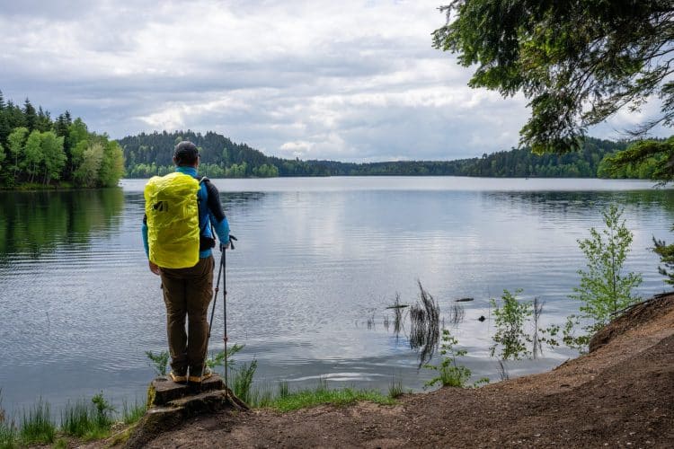 Lac de Pierre Percée, GR® de Pays de la Déodatie (boucle Nord)