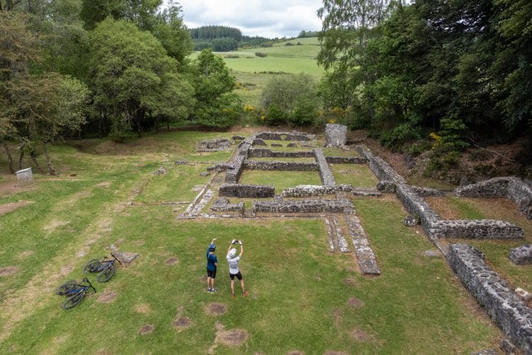 Haute-Corrèze à VTT, le site gallo-romain des Cars