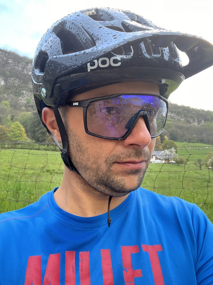 Lunettes de soleil Uvex Mtn Perform V Black Matt 23