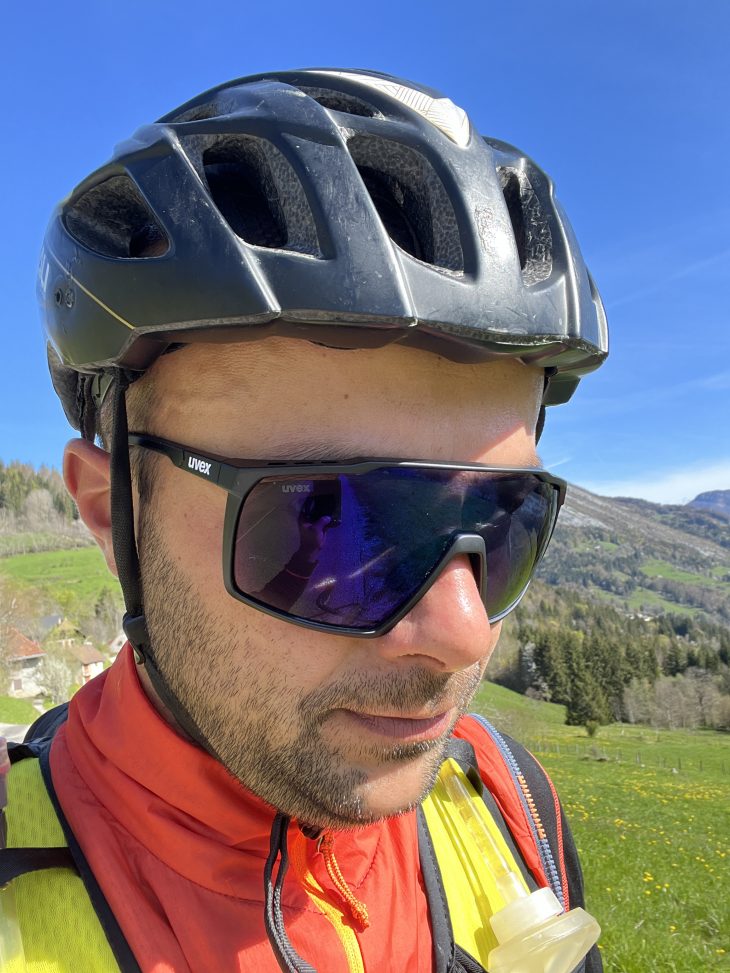 Lunettes de soleil Uvex Mtn Perform V Black Matt 23