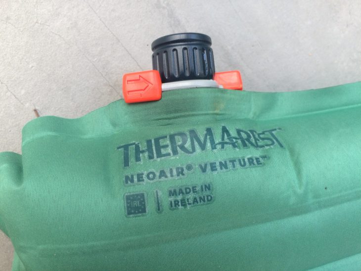 Valve WingLock™ du matelas Therm-a-Rest Neoair Venture