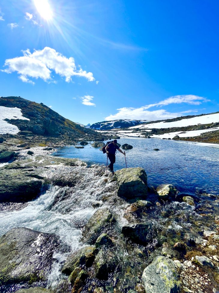 Il faut parfois se mouiller ..., Traversée du Jotunheimen à pied