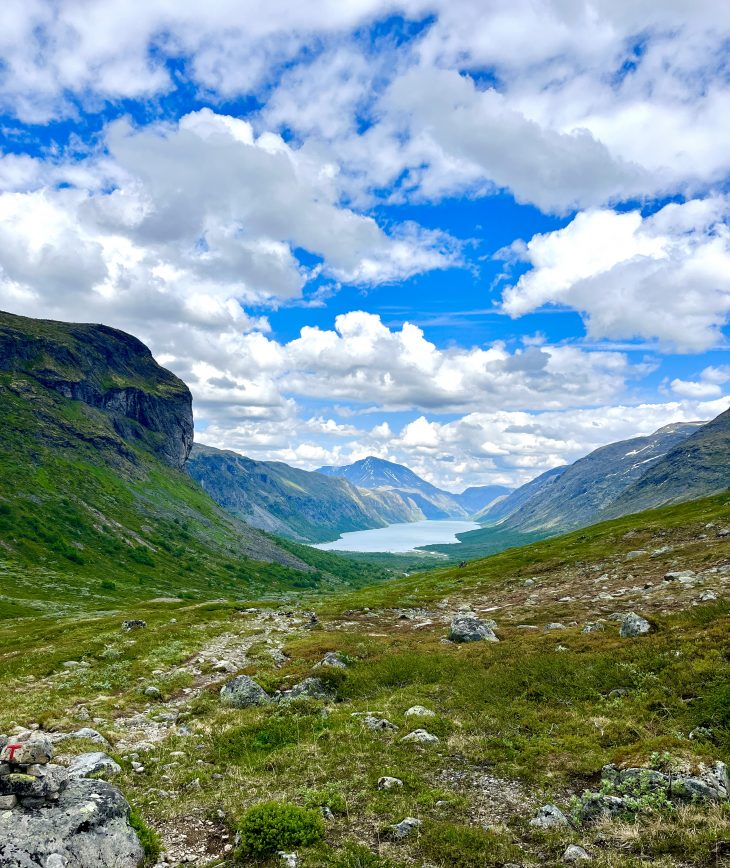A l'approche du refuge, Traversée du Jotunheimen à pied