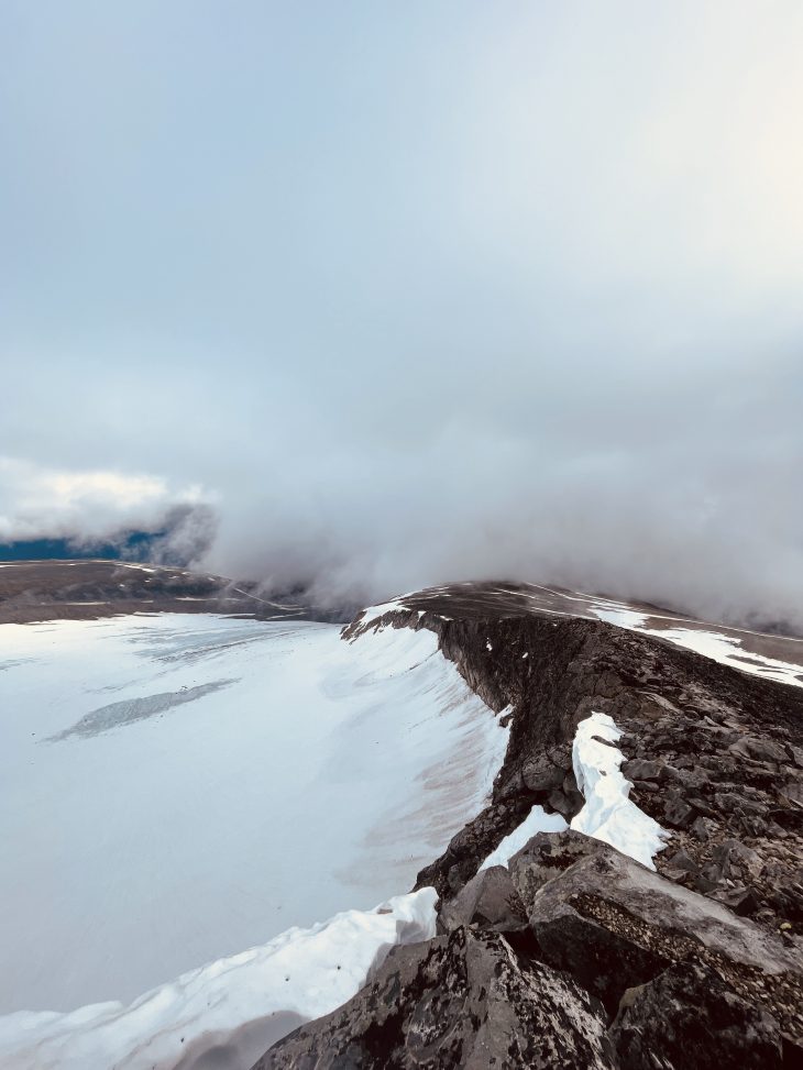 Côté glacier, Traversée du Jotunheimen à pied