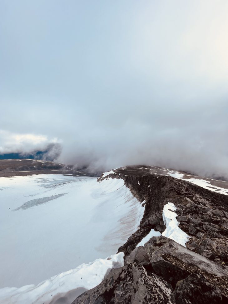 Côté glacier, Traversée du Jotunheimen à pied