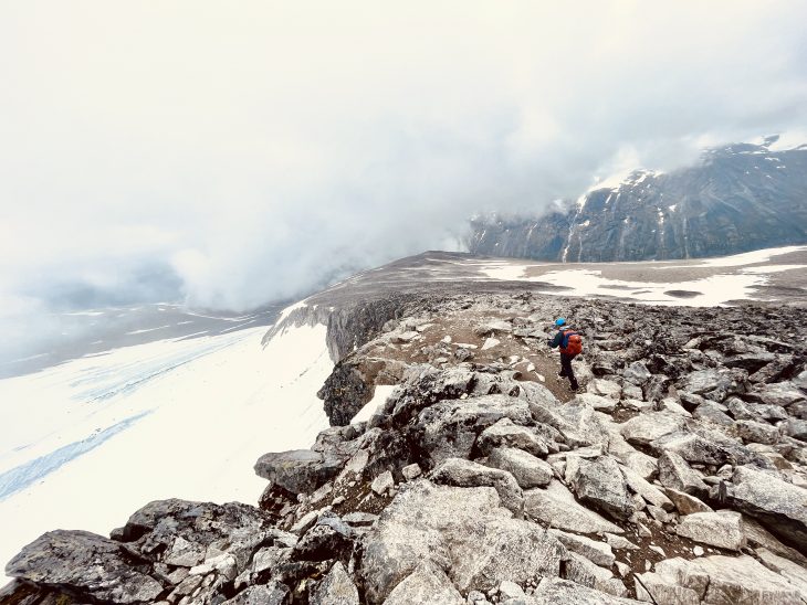 A la descente, Traversée du Jotunheimen à pied