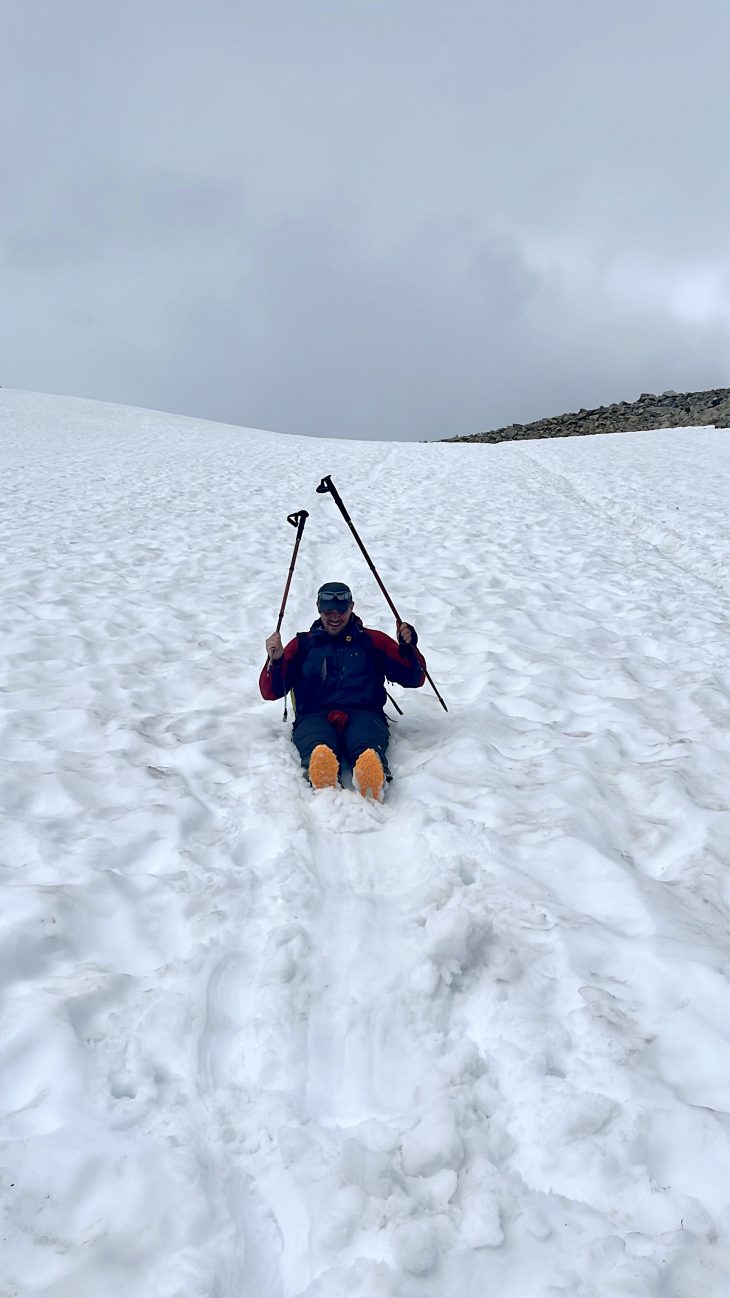 En mode luge, Traversée du Jotunheimen à pied