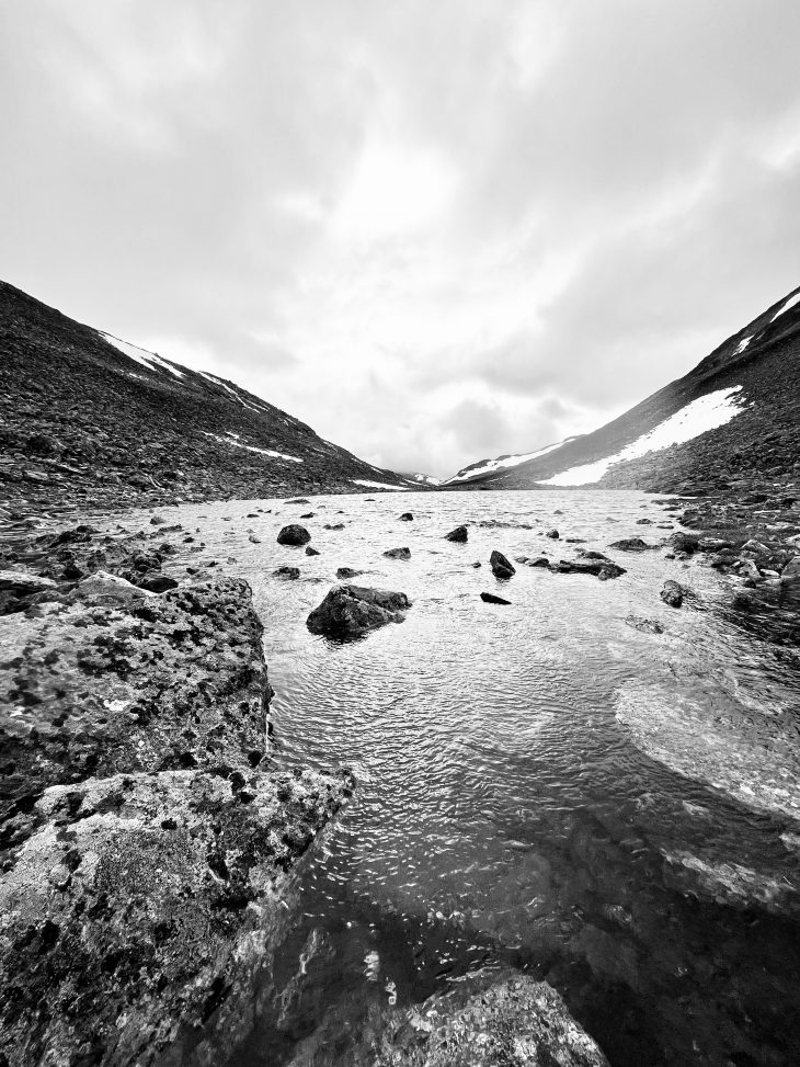 Le col avant la descente Enfin le col avant la descente, Traversée du Jotunheimen à pied