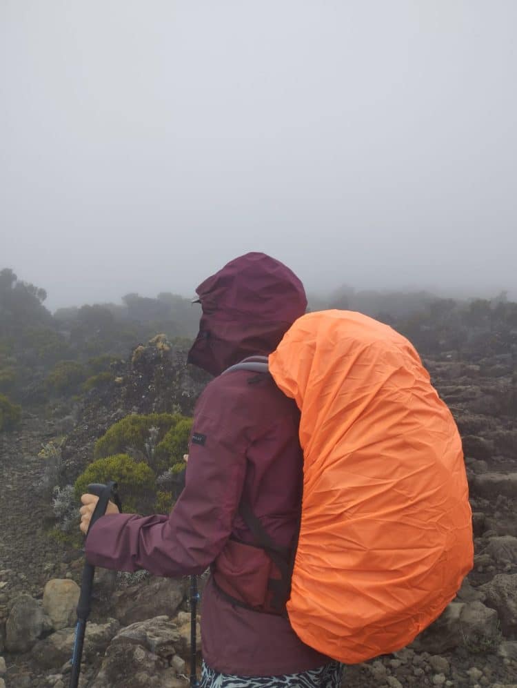 protection pluie, Test du sac à dos Lafuma Access 50+10 Femme