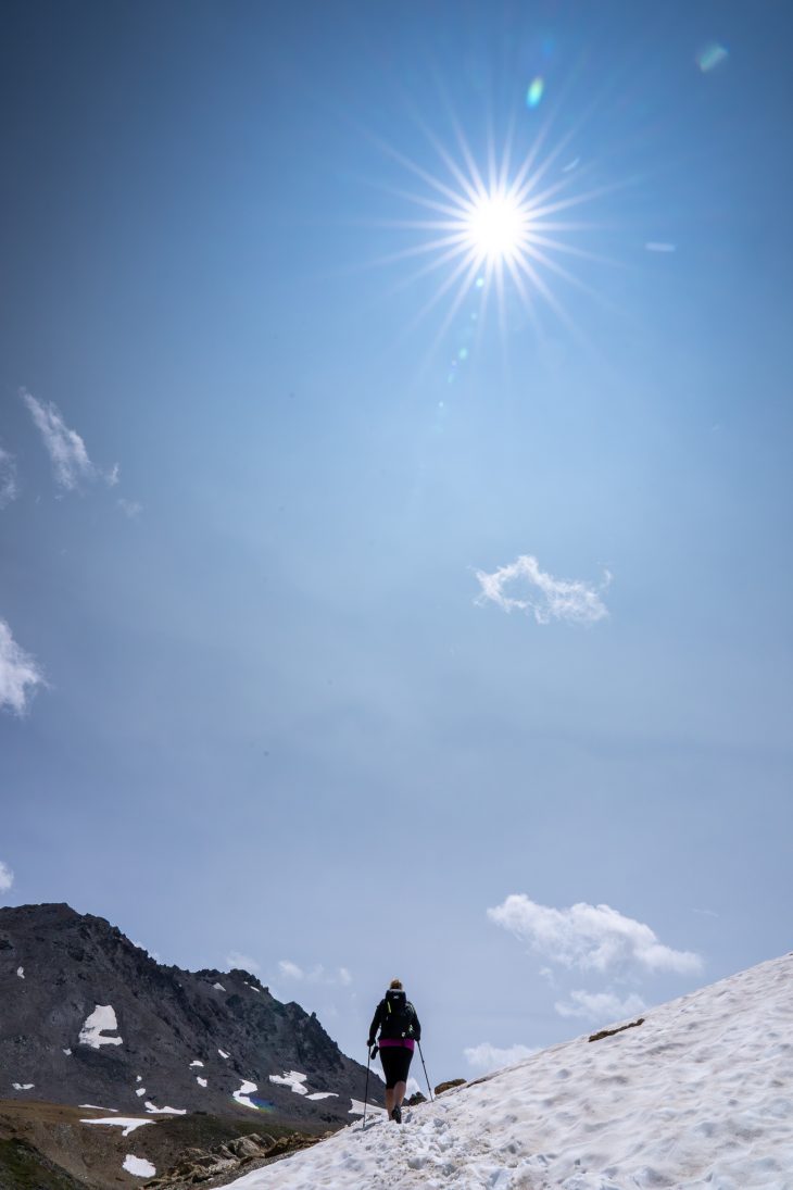 Passage d'un névé, Vanoise