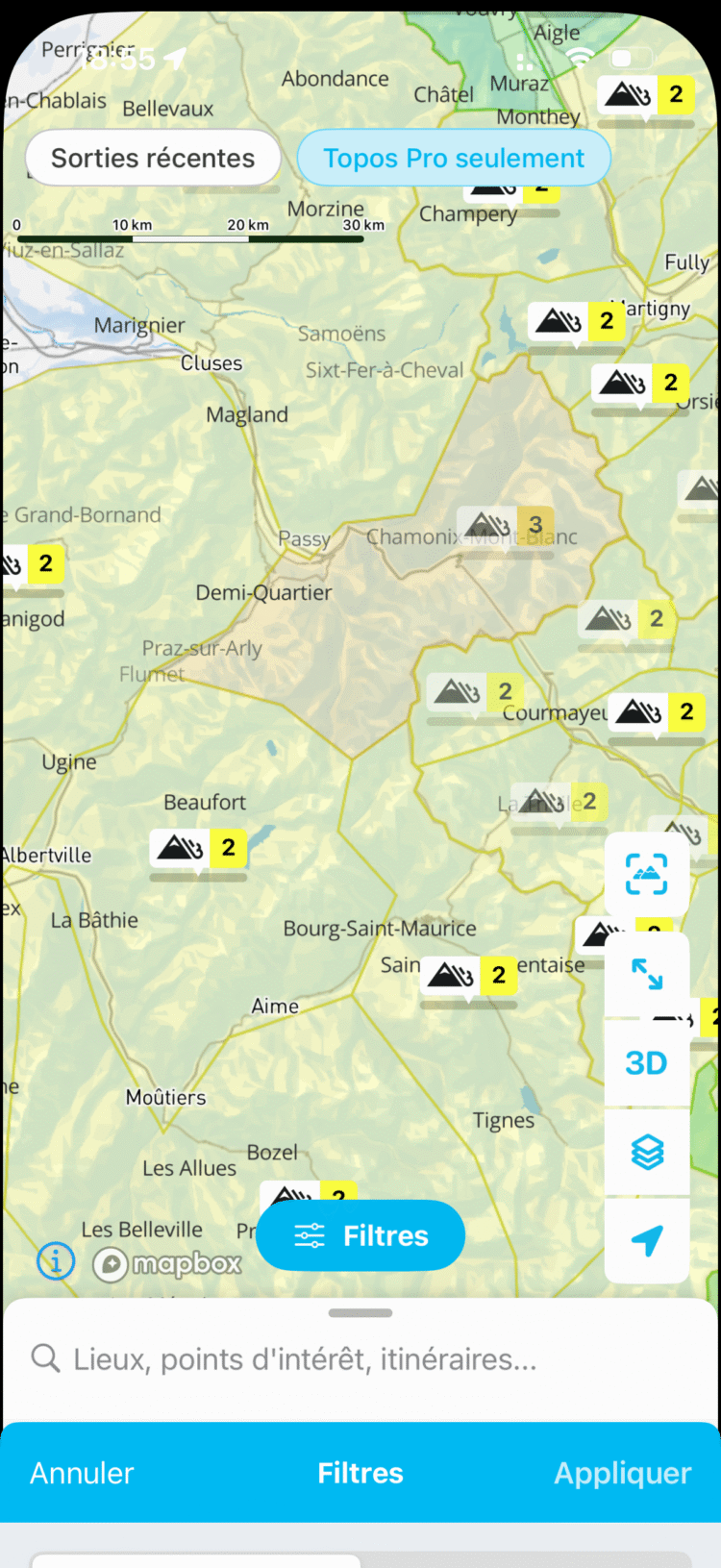 Carte Whympr hiver avec calque des BERA