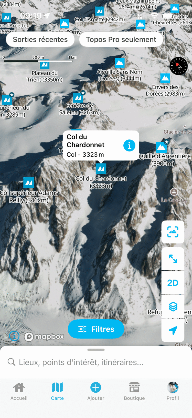 Carte 3D HD hivernale Whympr