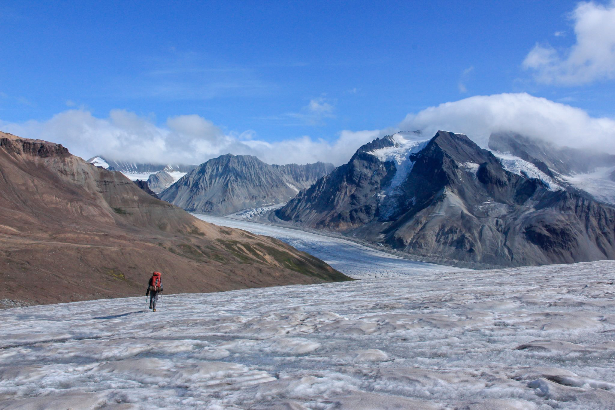 Alaska : Randonnée glaciaire dans le Parc National Wrangell–Saint-Élie