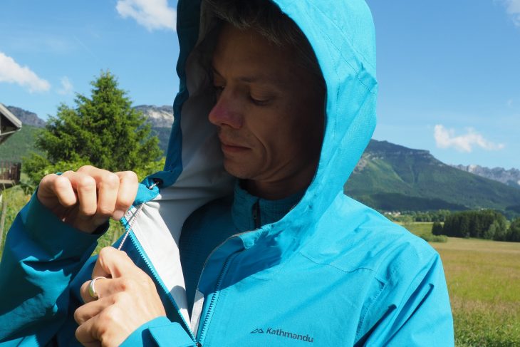 Test Veste Kathmandu Trailhead Stretch 2.5L Men's Rain Jacket