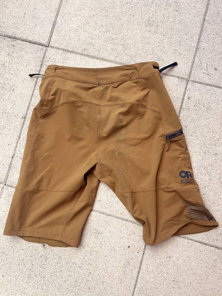 Test short Outdoor Research Men's Freewheel MTB Ride Shorts