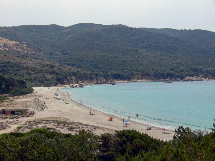 Plage de Chiavari, Mare e monti sud