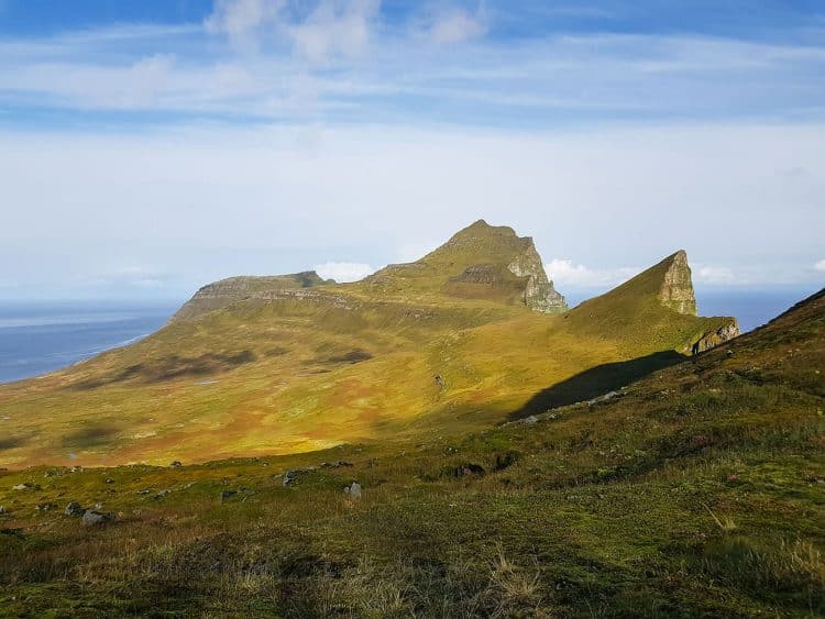 Les falaises de Hornvik