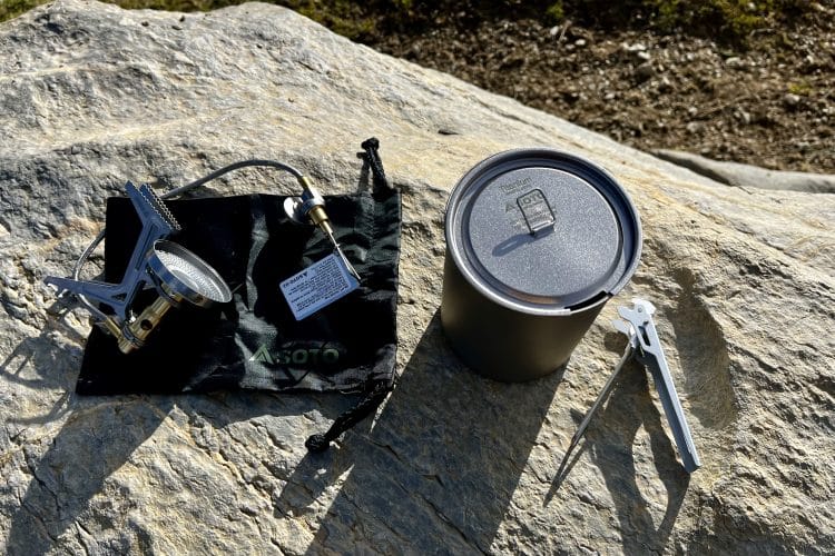 Réchaud Soto Fusion Trek déballé