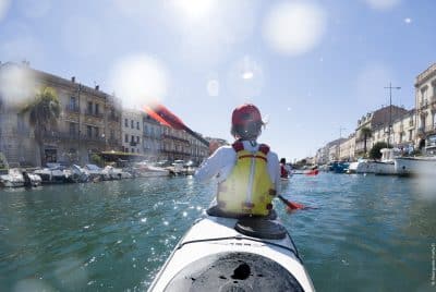 randonnée kayak à Sète, archipel de Thau