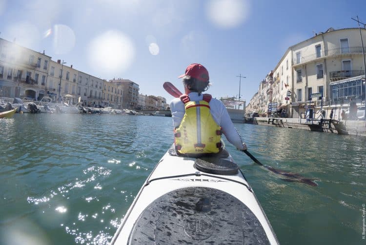 randonnée kayak à Sète, archipel de Thau