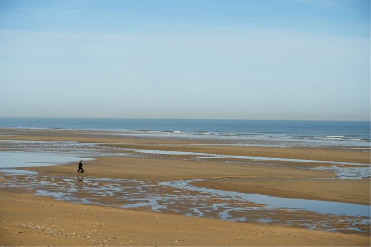 Sword Beach - Vastes étendues de sable fin