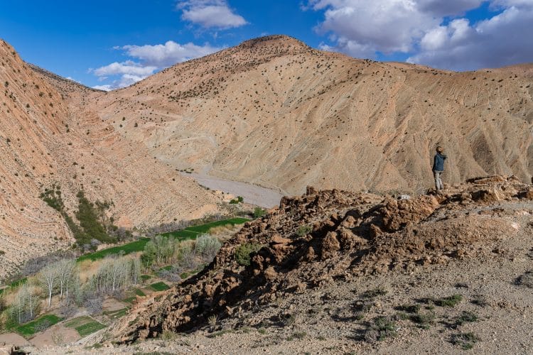 Aguerzaga, Randonnée dans la Vallée des Roses (Maroc)