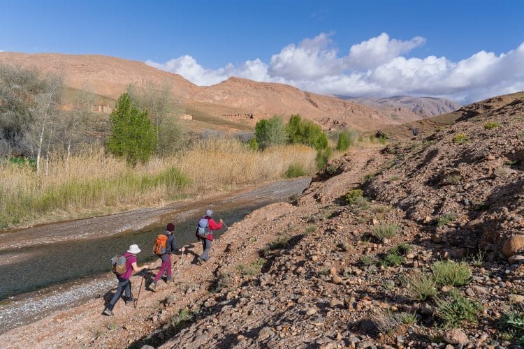 Oued M'Goun, Randonnée dans la Vallée des Roses (Maroc)