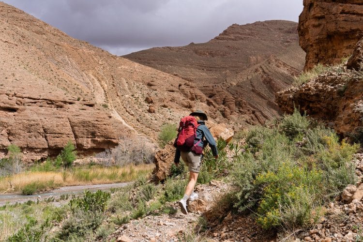 Gorge M'Goun, Randonnée dans la Vallée des Roses (Maroc)
