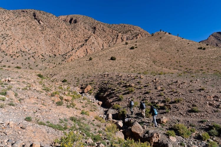 Randonnée dans la Vallée des Roses (Maroc)