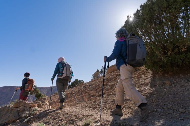 Randonnée dans la Vallée des Roses (Maroc)