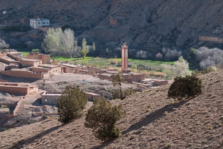 Aguerzagua, Randonnée dans la Vallée des Roses (Maroc)
