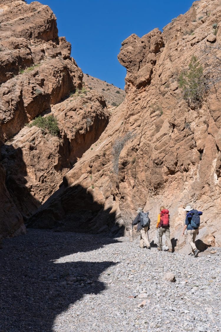 Gorge de Tin Figham, Randonnée dans la Vallée des Roses (Maroc)