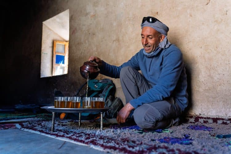 Thé à la menthe, Randonnée dans la Vallée des Roses (Maroc)