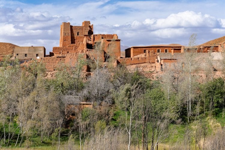 Kasbah, Vallée des Roses (Maroc)