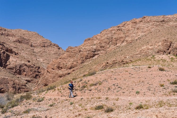 Randonnée dans la Vallée des Roses (Maroc)