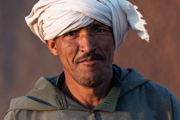 Muletier, Randonnée dans la Vallée des Roses (Maroc)