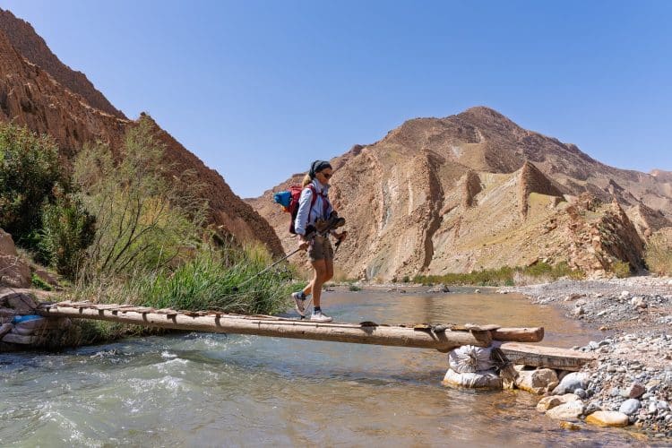 Randonnée dans la Vallée des Roses (Maroc)