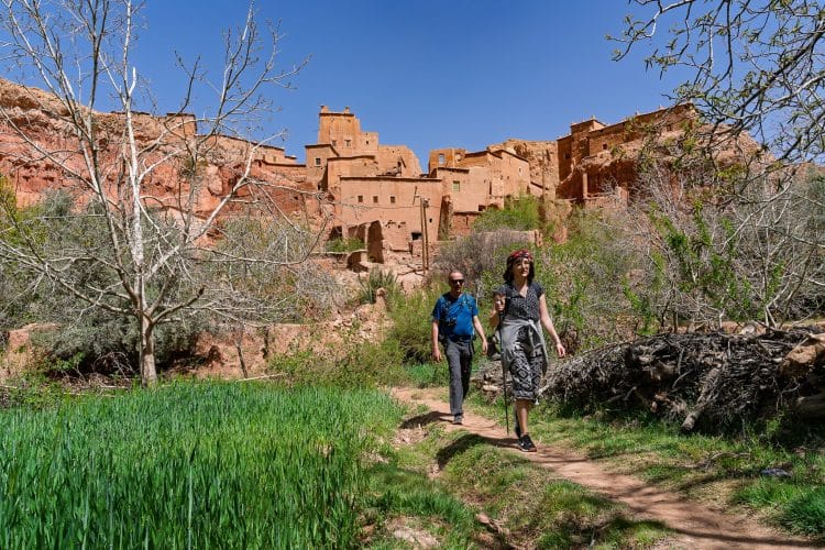 Randonnée dans la Vallée des Roses (Maroc)