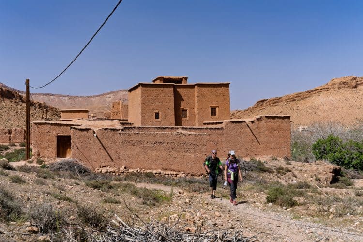 Randonnée dans la Vallée des Roses (Maroc)