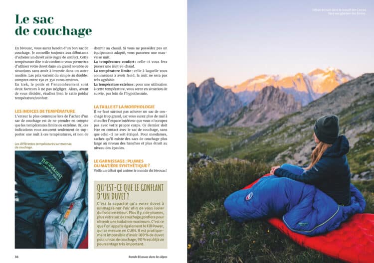 Extrait de Rando Bivouac dans les Alpes