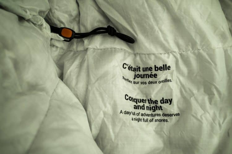 sac de couchage simond mt900 0°c undyed