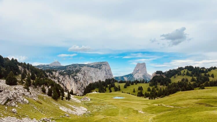 Arrivé dans le Vercors, Trail du Vercors au Ventoux